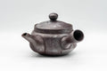 Japanese Kyusu - Floral Engraved Banko-yaki Debeso Teapot - 250ml - Tezumi