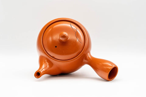 Japanese Kyusu - Engraved Landscape Tokoname-yaki Teapot - 325ml - Tezumi