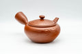 Japanese Kyusu - Engraved Floral Tokoname-yaki Debeso Teapot - 230ml - Tezumi