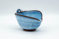 Tezumi — Japanese Yuzamashi - Blue Shino Glazed Ushirode Water Cooler - 150ml — front view