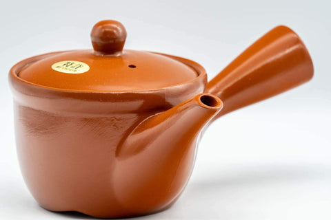 Japanese Kyusu - Classic Tokoname-yaki Mesh Filter Teapot - 300ml - Tezumi