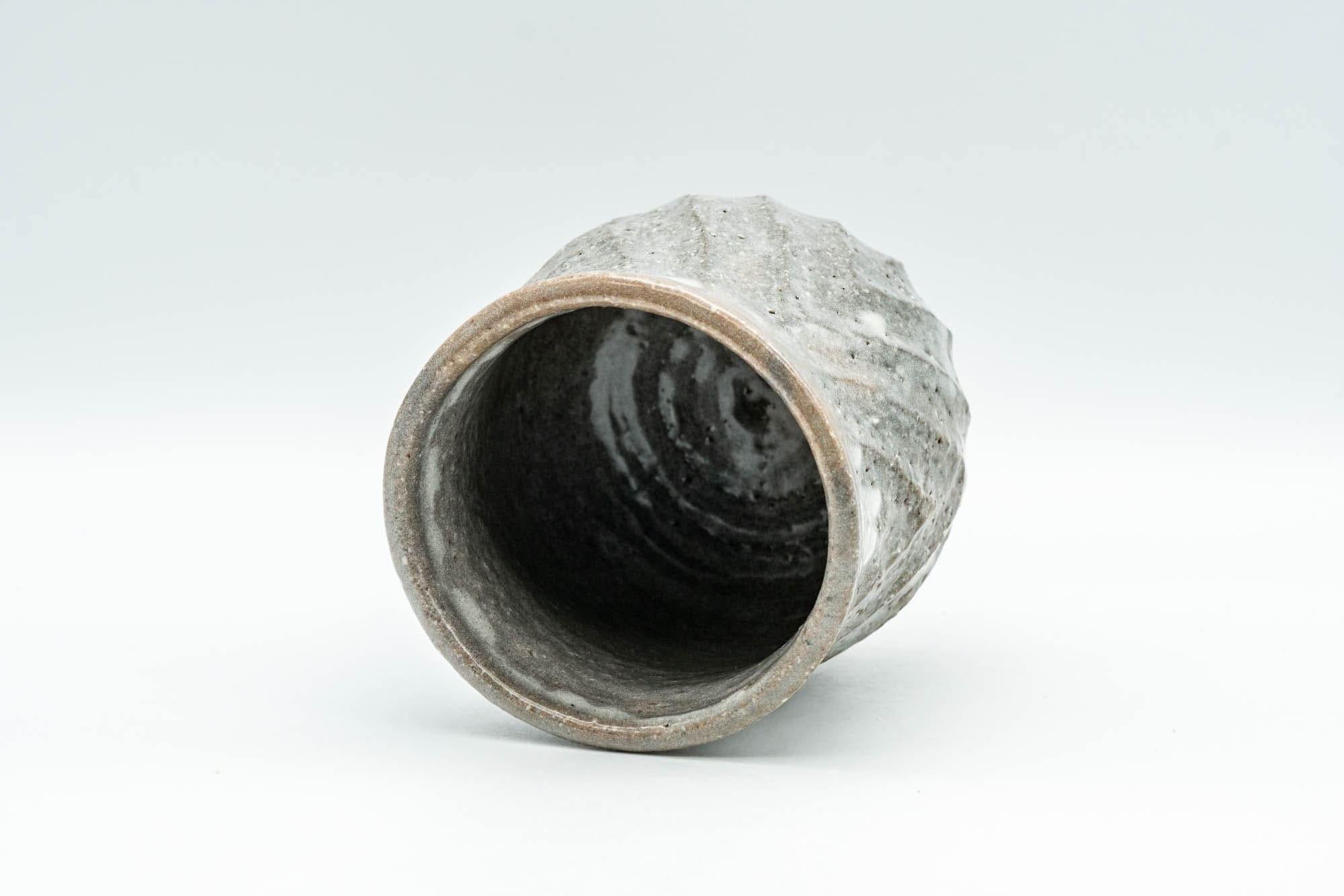 Japanese Teacup - Groovy Grey Glazed Yunomi - 180ml - Tezumi