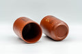 Japanese Teacups - Pair of Mountainous Tokoname-yaki Meoto Yunomi - Tezumi