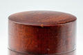 Japanese Chazutsu - Dark Red Wooden Tea Canister - 160ml - Tezumi