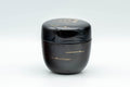 Tezumi — Japanese Natsume - Mt. Fuji Black Lacquer Matcha Tea Caddy - 100ml — lid removed beside the body