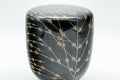 Japanese Natsume - Black Gold Urushi Lacquer Matcha Tea Caddy - 100ml - Tezumi