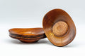 Japanese Chataku - Set of 5 Oval Wooden Tea Saucers - Tezumi