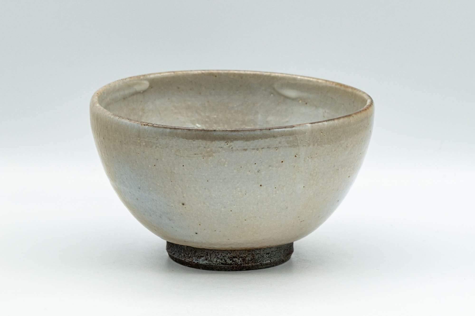 Japanese Matcha Bowl - Specked Grey Glazed Wan-nari Chawan - 350ml - Tezumi