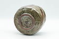 Tezumi — Japanese Matcha Bowl - Drip-Glazed Geometric Wabi-Sabi Chawan - 400ml — top-down view of the interior