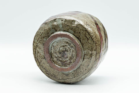 Tezumi — Japanese Matcha Bowl - Drip-Glazed Geometric Wabi-Sabi Chawan - 400ml — top-down view of the interior