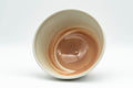 Tezumi — Japanese Matcha Bowl - Floral Calligraphy Gohonte Kyo-yaki Chawan - 300ml — three-quarter view