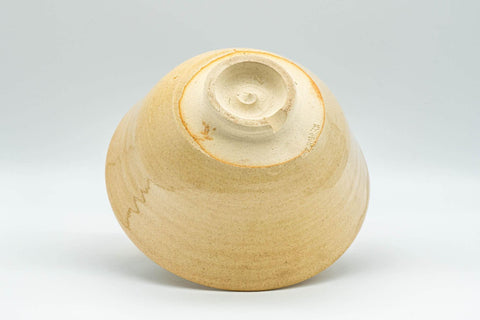 Japanese Matcha Bowl - Beige Drip-Glazed Hagi-yaki Chawan - 300ml - Tezumi