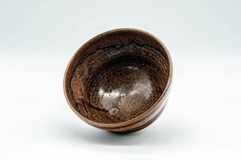 Japanese Matcha Bowl - Umber Iron Glazed Ido-gata Chawan - 300ml - Tezumi