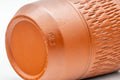 Tezumi — Japanese Teacup - Scaled Exterior Tokoname-yaki Yunomi - 120ml — inverted showing the foot ring