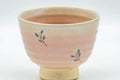 Japanese Teacup - Floral Pink Hagi-yaki Yunomi - 110ml - Tezumi