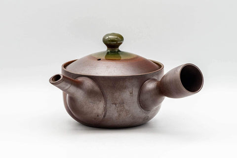 Japanese Kyusu - 昇龍窯 Shoryu Kiln Green Glazed Banko-yaki Teapot - 230ml - Tezumi