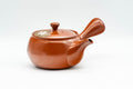 Japanese Kyusu - Floral Engraved Tokoname-yaki Debeso Teapot - 320ml - Tezumi