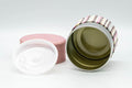 Japanese Chazutsu - Pink Striped Tea Canister - 250ml - Tezumi