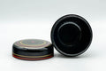 Japanese Natsume - Green, Red, and Yellow Striped Matcha Caddy - 100ml - Tezumi