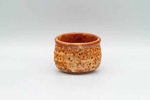 Japanese Teacup - Orange Shino Glazed Guinomi - 40ml - Tezumi