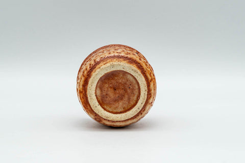Japanese Teacup - Orange Shino Glazed Guinomi - 40ml - Tezumi