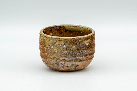 Japanese Teacup - Ash Green Glazed Shigaraki-yaki Guinomi - 50ml - Tezumi