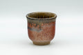 Japanese Teacup - Red Brown Drip-Glazed Guinomi - 45ml - Tezumi