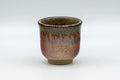 Japanese Teacup - Red Brown Drip-Glazed Guinomi - 45ml - Tezumi