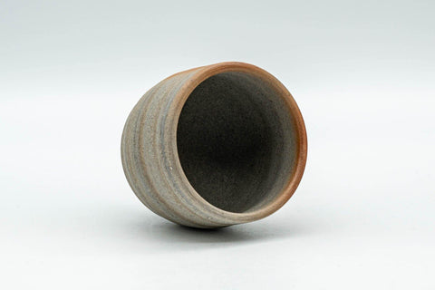 Tezumi — Japanese Teacup - 緋襲 Hidasuki Bizen-yaki Guinomi - 50ml — three-quarter view