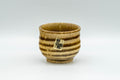 Japanese Teacup - Yellow Glazed Spiral Guinomi - 60ml - Tezumi