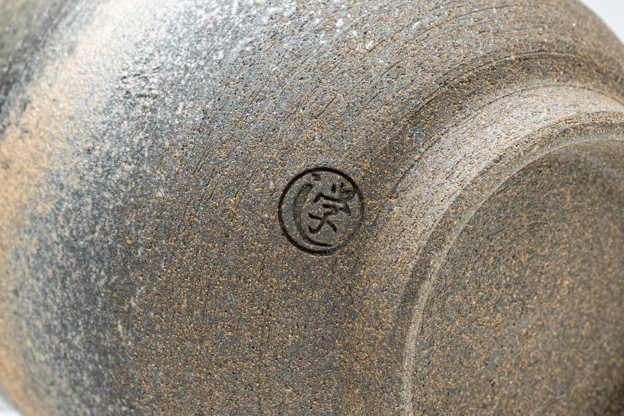 Japanese Teacup - Extravagant Inner Glazed Bizen-yaki Yunomi - 190ml - Tezumi