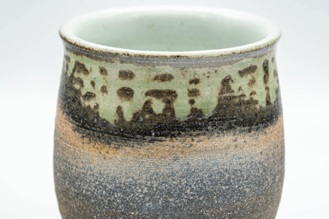 Japanese Teacup - Extravagant Inner Glazed Bizen-yaki Yunomi - 190ml - Tezumi