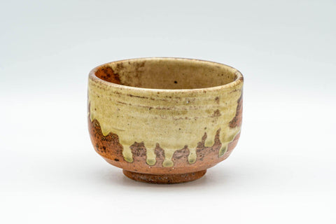Tezumi — Japanese Teacup - Ash Green Glazed Shigaraki-yaki Yunomi - 150ml — front view from another angle