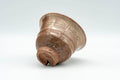 Tezumi — Japanese Teacup - Brown and Milky White Hagi-yaki Yunomi - 100ml — top-down view of the interior