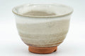 Japanese Teacup - Brown and White Drip-Glazed Hagi-yaki Yunomi - 100ml - Tezumi