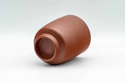 Tezumi — Japanese Teacup - Yellow Interior Glazed Tokoname-yaki Yunomi - 160ml — top-down view of the interior