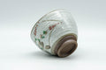 Tezumi — Japanese Teacup - Floral Grey Spiral Glazed Yunomi - 70ml — top-down view of the interior