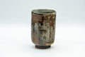 Tezumi — Japanese Teacup - Brown and Grey Patterned Yunomi - 190ml — front view