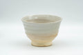 Japanese Teacup - Wide Beige Hagi-yaki Yunomi - 140ml - Tezumi