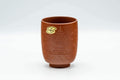 Tezumi — Japanese Teacup - Temple Engraved Tokoname-yaki Yunomi - 180ml — front view