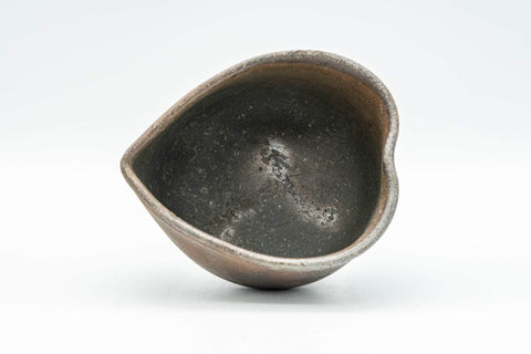 Japanese Katakuchi - Heart-shaped Bizen-yaki Water Cooler - 240ml - Tezumi