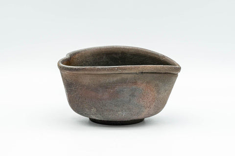 Japanese Katakuchi - Heart-shaped Bizen-yaki Water Cooler - 240ml - Tezumi