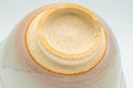 Japanese Teacup Set - 椿窯, 天鵬山 Tsubaki Kiln - 5 Beige and White Glazed Hagi-yaki Yunomi in Wooden Box - 75ml - Tezumi