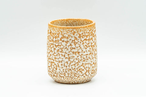 Japanese Teacup Set - Five Unique Shino Glazed Yunomi in Wooden Box - 100ml - Tezumi