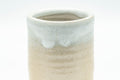 Japanese Teacup - Beige White Drip-Glazed Hagi-yaki Yunomi - 130ml - Tezumi