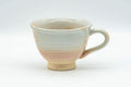 Japanese Teacup - Beige Gohonte Hagi-yaki Handled Yunomi - 140ml - Tezumi