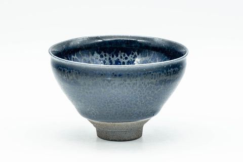 Japanese Teacup - 鎌田幸二 Kamada Koji - Sapphire Blue Yuteki Tenmoku Glazed Kyo-yaki Senchawan - 60ml