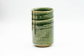 Tezumi — Japanese Teacup Set - 4 Uniquely Glazed Tsutsu-gata Yunomi - 125ml — tipped to show the interior