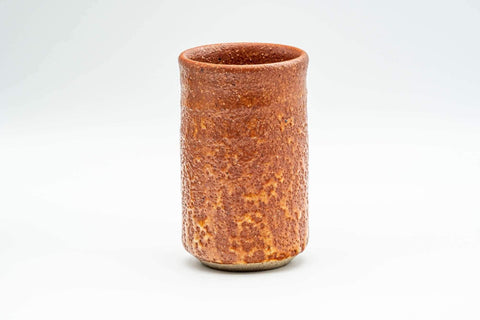 Tezumi — Japanese Teacup Set - 4 Uniquely Glazed Tsutsu-gata Yunomi - 125ml — inverted showing the foot ring