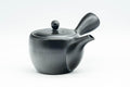 Japanese Kyusu - Black Kurodei Tokoname-yaki Teapot - 170ml - Tezumi
